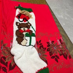 Festive Bear/Horse Christmas Stocking